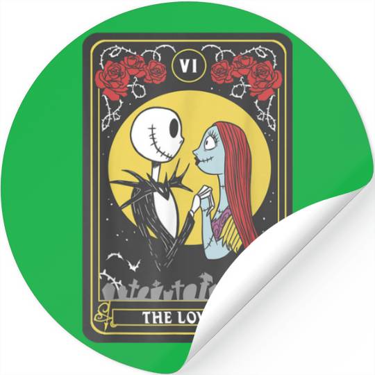 Disneyss The Nightmare Before Christmas Jack Sally Lovers Stickers