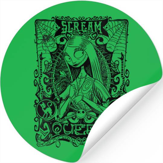 Disneyss The Nightmare Before Christmas Sally Scream Queen Stickers