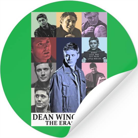 Dean Winchester Eras Tour Stickers