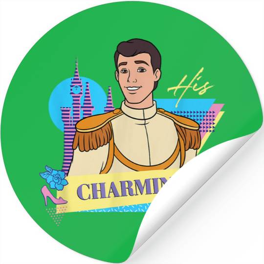 Disneyss Cinde Retro Couples Matching His Prince Charming Stickers