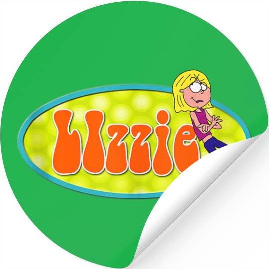 Disneyss Channel Lizzie Mcguire Animated Lizzie Logo Stickers