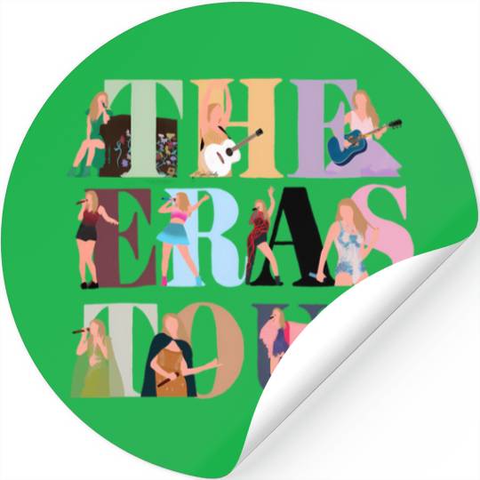Eras Tour Logo Art Stickers