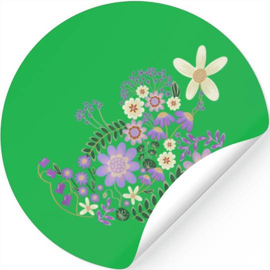 Disney Minnie Mouse Spring Flowers Botanical Flo Stickers
