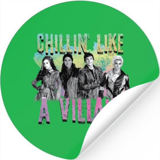 Disney Descendants Chillin Like A Villain Stickers