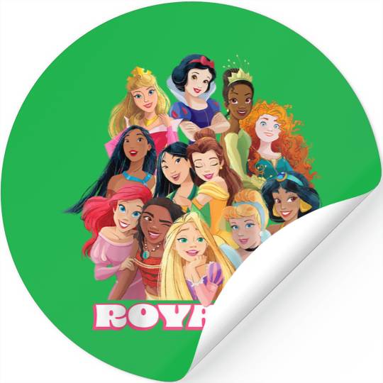 Disneyss Princess Royal Friends Group Royalty Stickers