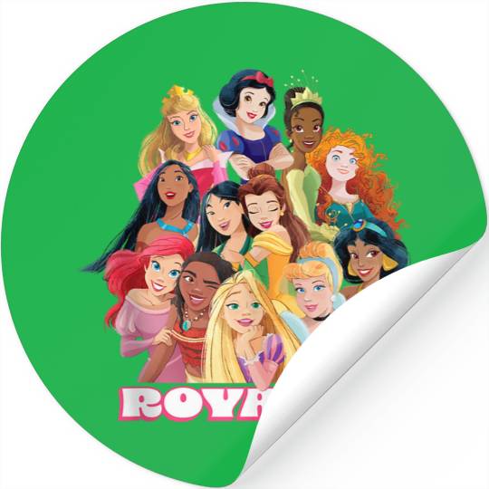Disneyss Princess Royal Friends Group Royalty Stickers