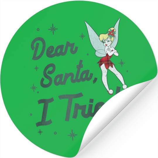 Disneyss Christmas Peter Pan Tinker Bell Dear Santa I Tried Stickers