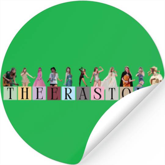 Taylorss Swift Eras Tour Every Era Horizontal Lineup Stickers