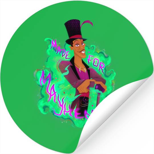 Disneyss Villains Dr Facilier Princess Frog Made For Mayhem Stickers