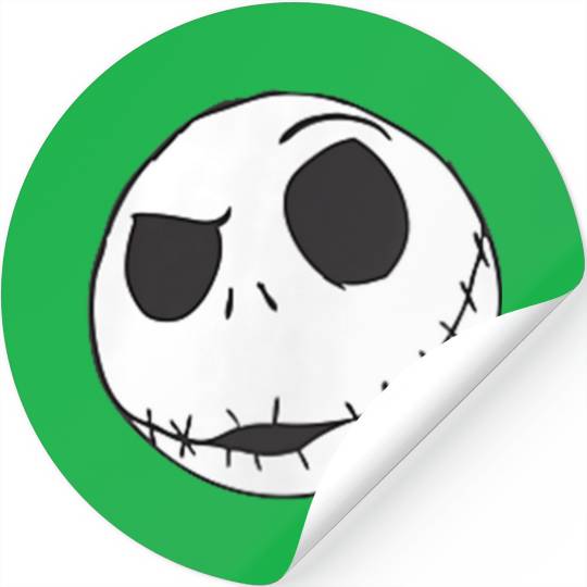 Disneyss The Nightmare Before Christmas Jack Small Pocket Logo Stickers
