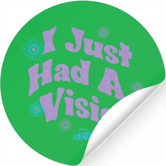 Disneyss That So Raven I Just Had A Vision Wavy Text Logo Stickers