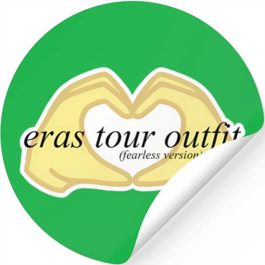 Eras Tour Outfit Fearless Version Stickers