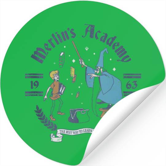 Disneyss The Sword In The Stone Merlin Academy Vintages Stickers