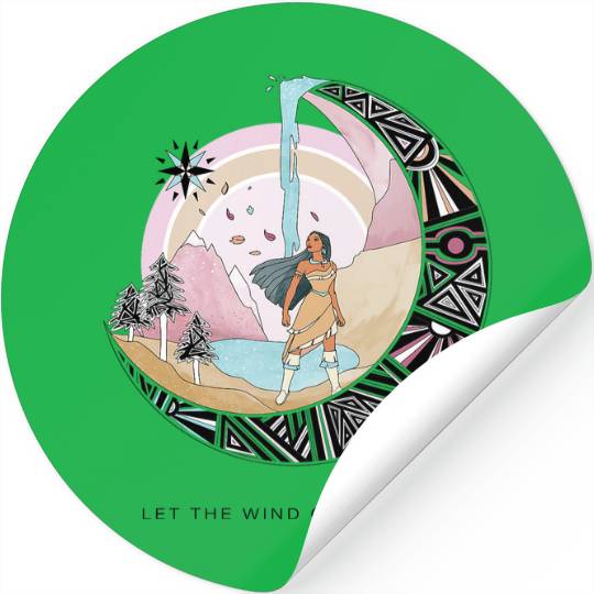 Disney Pocahontas Let The Wind Guide You Stickers