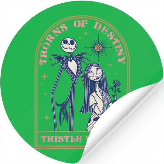 Disneyss The Nightmare Before Christmas Jack And Sally Destiny Stickers
