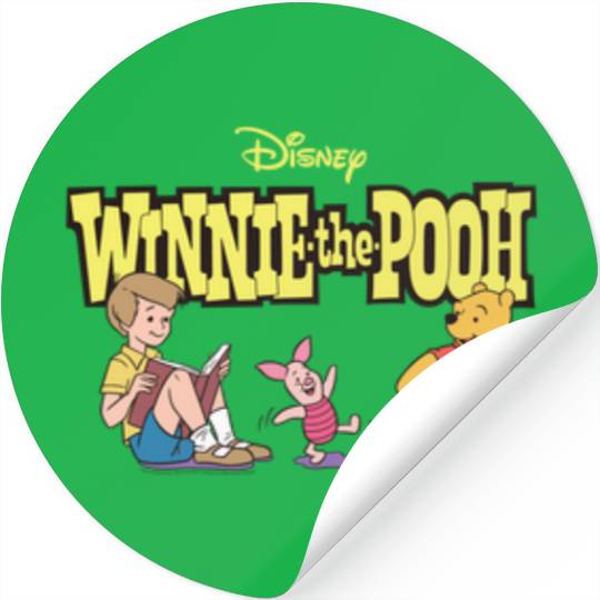 Disneyss Winnie The Pooh Piglet Christopher Robin With Logo Stickers