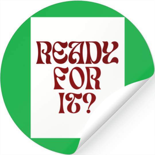 Ready For It Taylorss Swift Reputation Eras Tour Stickers