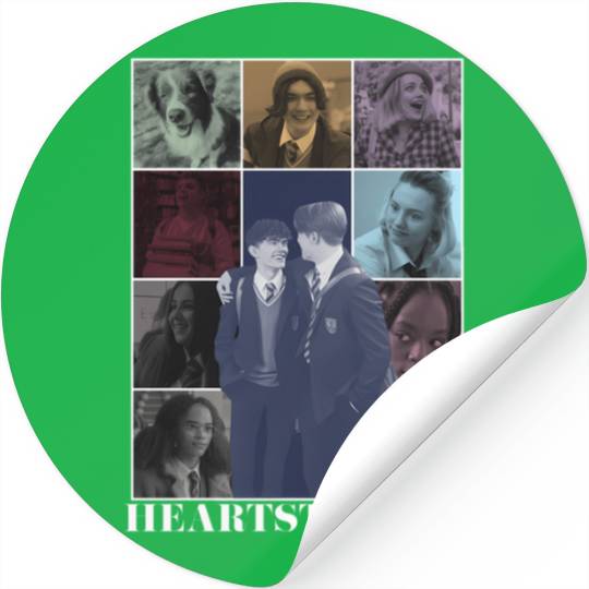 Heartstopper Eras Tour Poster (White Print) Stickers