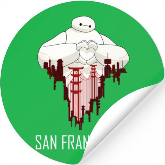 Disney Big Hero 6 Baymax San Fransokyo Love Stickers