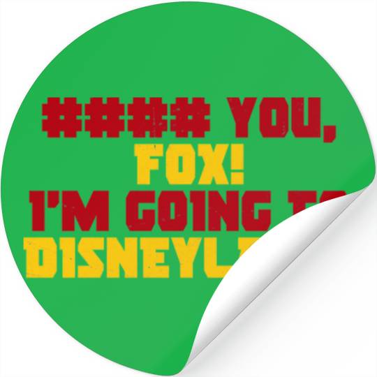 Deadpool   You Fox Im Going To Disneyland TShirt Stickers