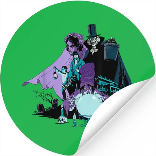 Disneyss Haunted Mansion Movie Hatbox Ghosts Bride Harriet Ben Stickers