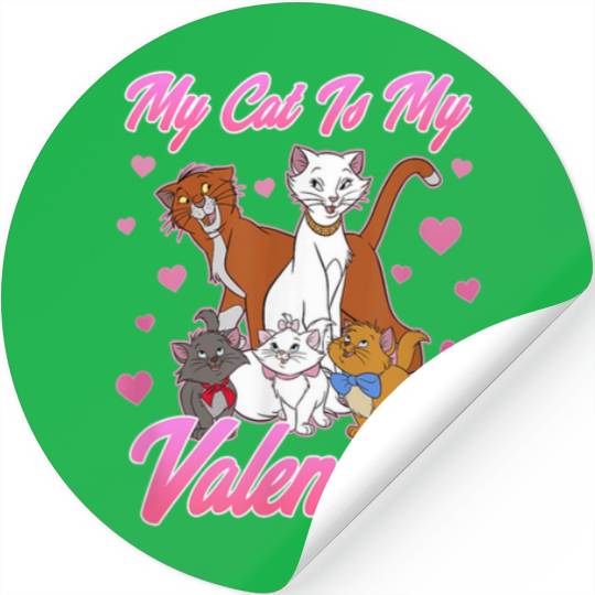 Disney Aristocats Valentine 39 S Day My Cat Is M Stickers