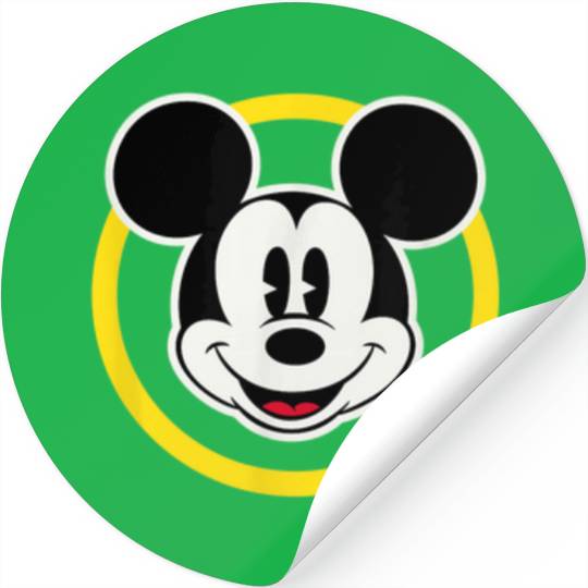 Amazon Essentials Disney Smiling Mickey In Yello Stickers