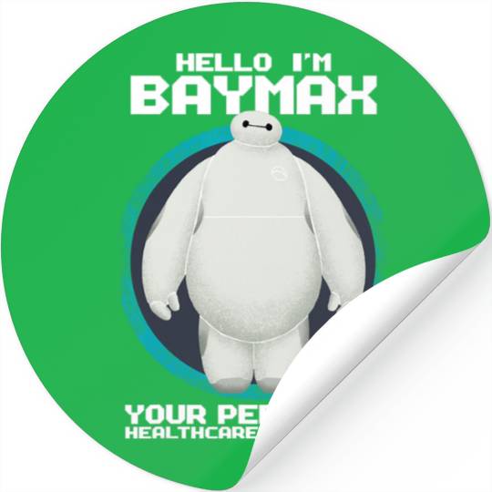 Disney Big Hero 6 Hello I'm Baymax Graphic Stickers
