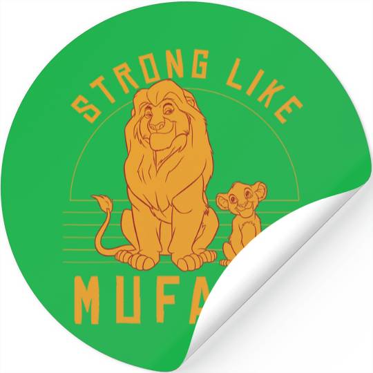 Disney Lion King Strong Like Mufasa Simba Graphic Stickers