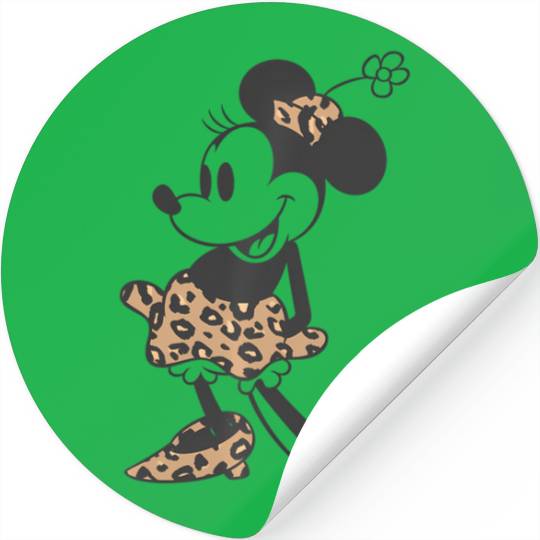 Disney Minnie Mouse Cheetah Print Outfit Stickers