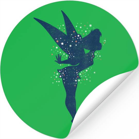 Disneyss Peter Pan Tinkerbell Americana Shadow Graphic Stickers