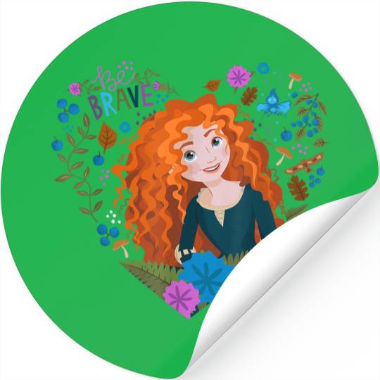 Disneyss Princess Merida Be Bravesss Stickers