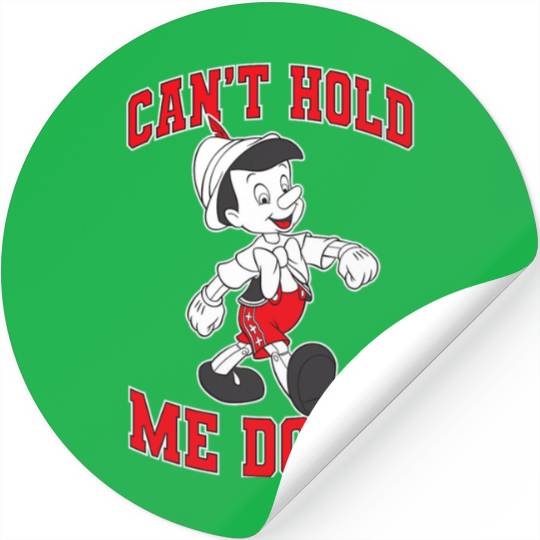 Disney Pinocchio Can't Hold Me Down  Portrait Stickers