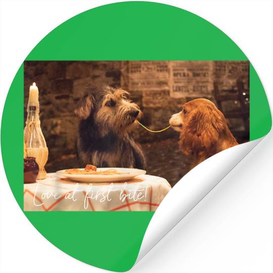 Disneyss Lady And The Tramp Live Action Shared Spaghetti Stickers