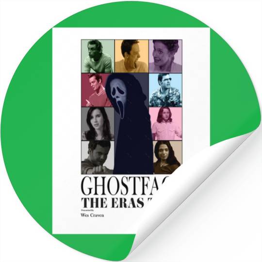 Scream Eras Tour Poster Ghostfaces Version Stickers