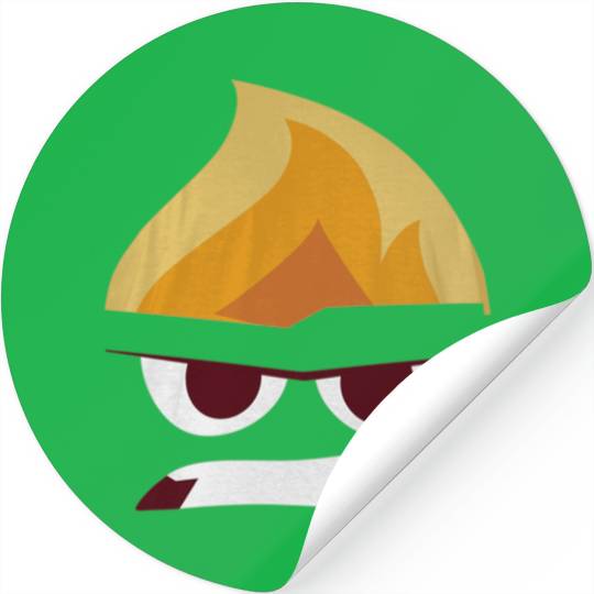 Disney Pixar Inside Out Angry Face Halloween Stickers