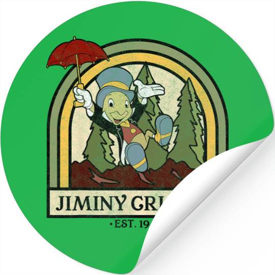 Disney Pinocchio Jiminy Cricket Established 1940 Stickers