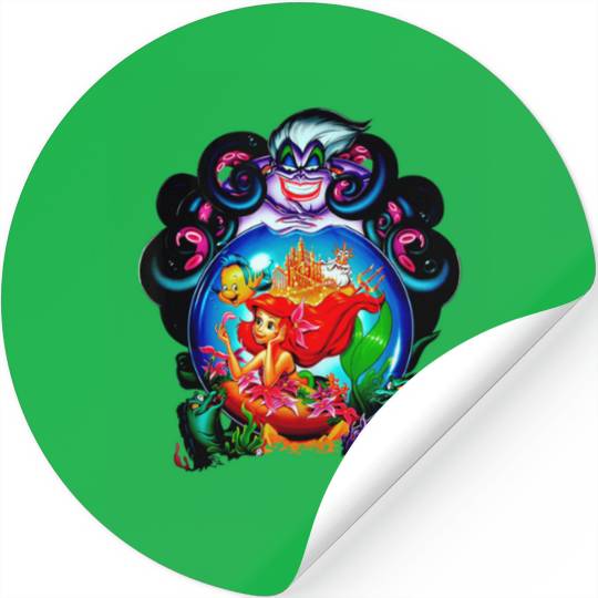 Disney The Little Mermaid Ursula Crystal Ball Po Stickers