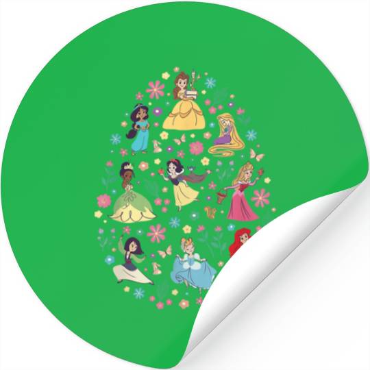 Disney Princess Spring Flower Filled Easter Egg Stickers