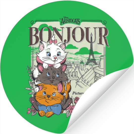 Disney The Aristocats Bonjour Stickers