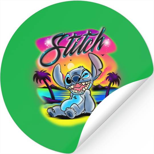 Disney Airbrush Stitch Stickers