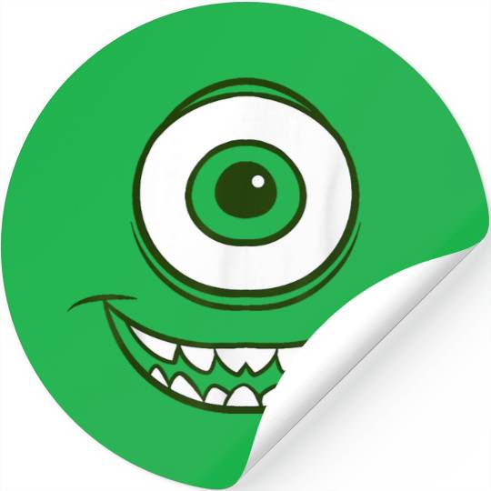 Disneyss Pixars Monsters Inc Halloween Mike Wazowski Costume Stickers