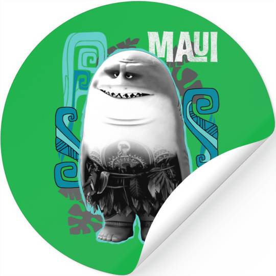 Disney Moana Maui Half Shark Stickers