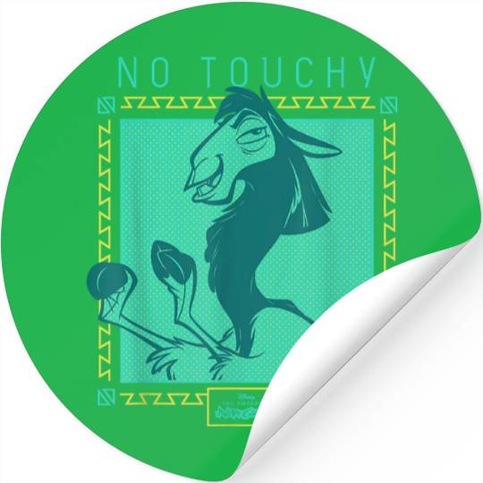 Disneyss The Emperor New Groove Llama No Touchy Stickers