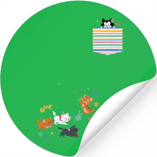Disney The Aristocats Movie Kittens Pocket Stickers