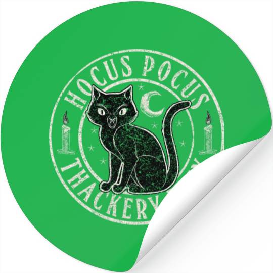 Disney Hocus Pocus Thackery Binx Big Cat Celestial Circle Stickers