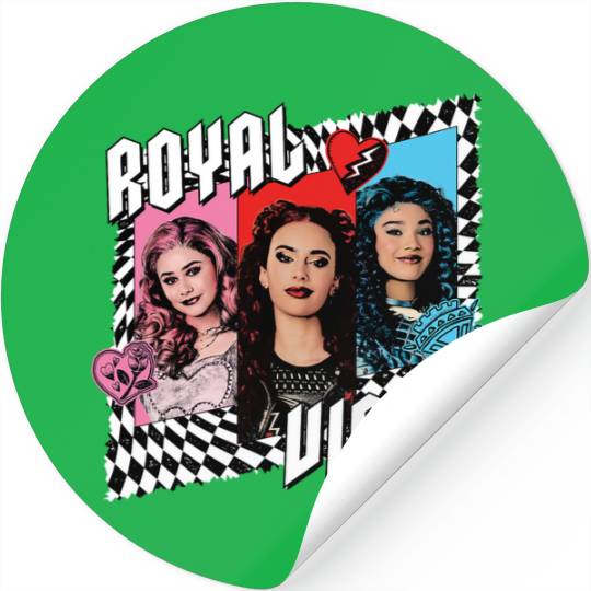 Disney Descendants 4 The Rise of Red Trio Royal Vibes Stickers