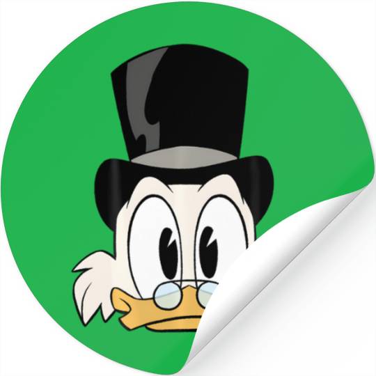 Disney Ducktales Scrooge Mcduck Big Face Stickers