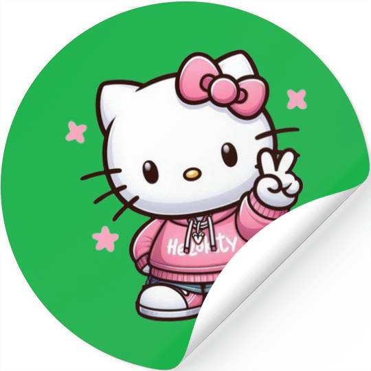 Hello Kitty , Hello Kitty, Hello Kitty , Hello Kitty ,  Disney Family Stickers