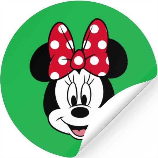 Disney Minnie Mouse Pretty Face Classic Logo Stickers